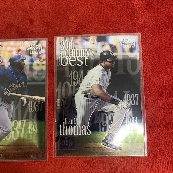 3-2000 Topps 20th Century Best Mark McGwire 469 Tony Gwynn 468 Frank Thomas 470 - Picture 4 of 8